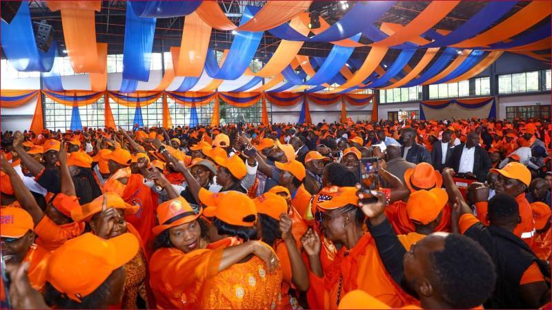 ODM delegates during the Special Delegates Convention (SDC) held on March 27.